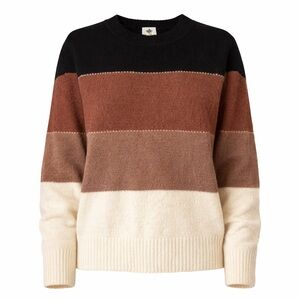 Elegant Women's Striped Crewneck Sweater